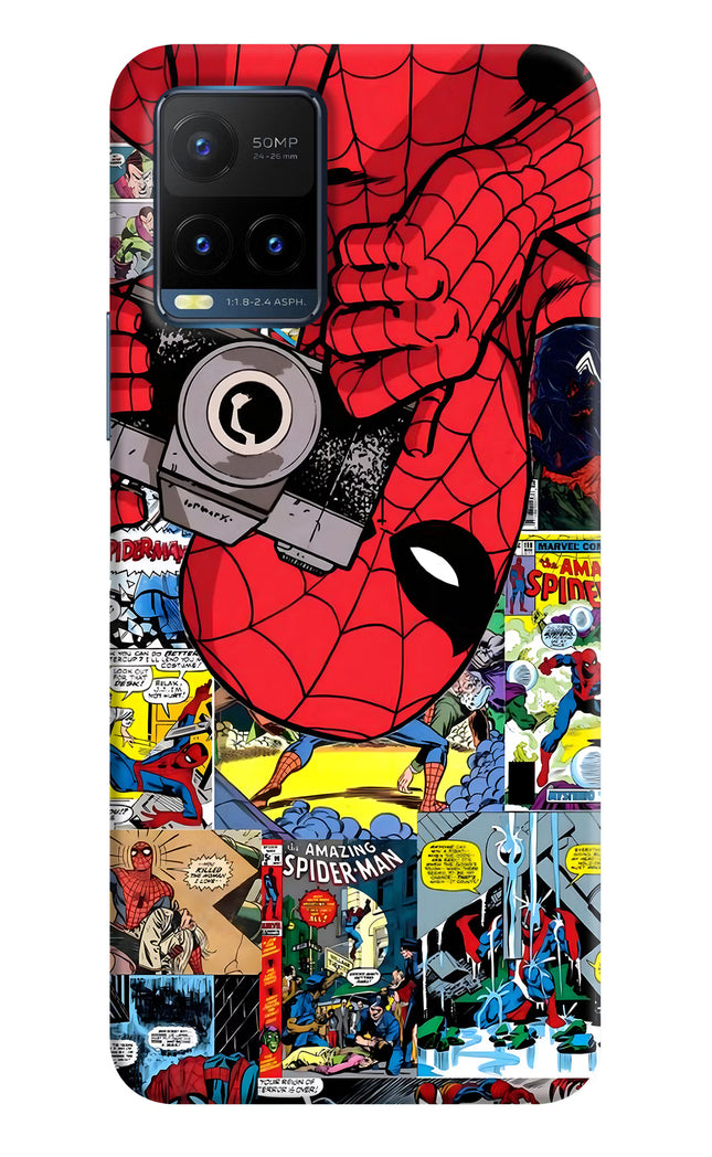 Spider Man Vivo Y21T Hard Case Back Cover by Casekaro