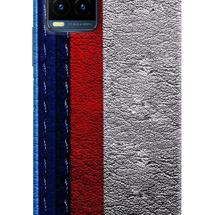 BMW Stripes Vivo Y21T Hard Case Back Cover by Casekaro