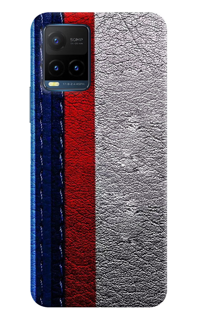 BMW Stripes Vivo Y21T Hard Case Back Cover by Casekaro