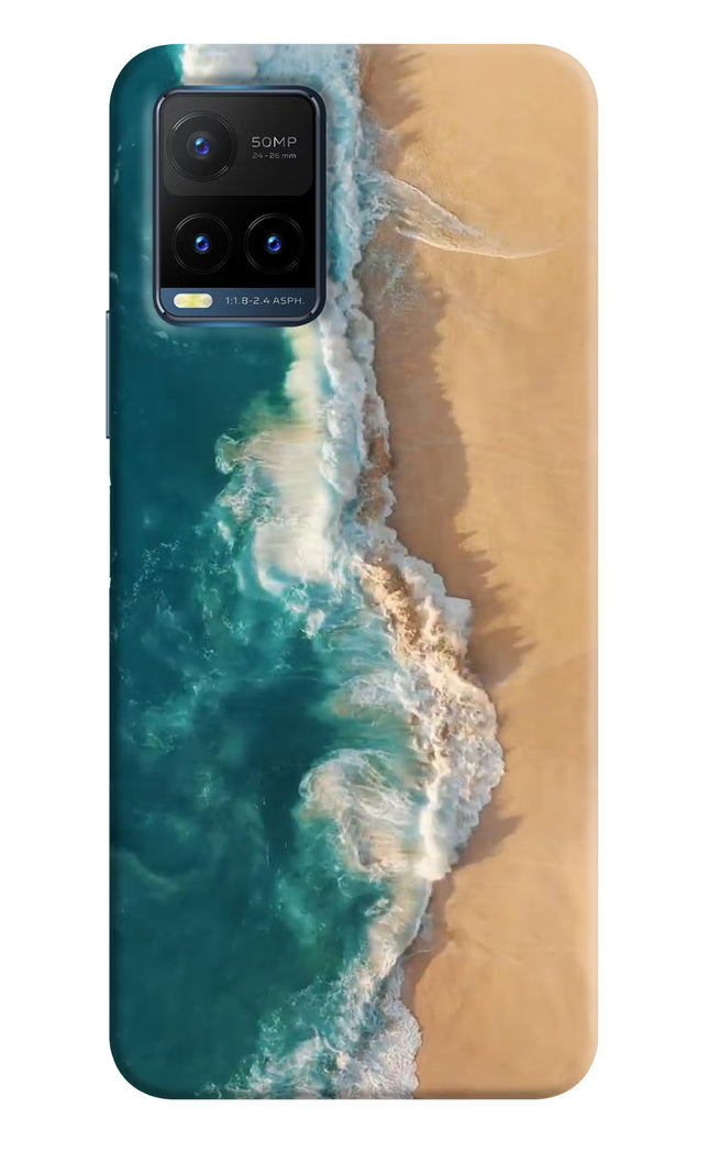 Ocean Beach Vivo Y21T Hard Case Back Cover by Casekaro
