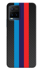 BMW Stripes Pattern Vivo Y21T Hard Case Back Cover by Casekaro
