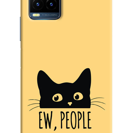 Ew People Catitude Vivo Y21T Hard Case Back Cover by Casekaro