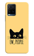 Ew People Catitude Vivo Y21T Hard Case Back Cover by Casekaro