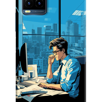 Focused Hustler (AI Generated) Vivo Y21T Hard Case Back Cover by Casekaro