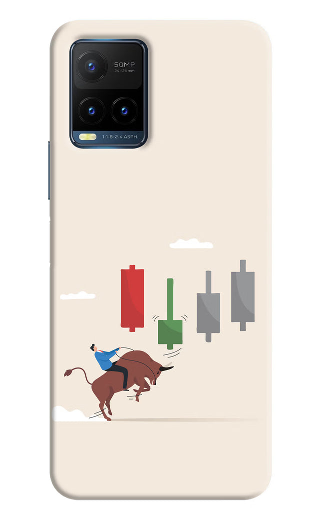 Bull Trading Momentum Vivo Y21T Hard Case Back Cover by Casekaro