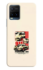 Classic Porsche 911 Vivo Y21T Hard Case Back Cover by Casekaro