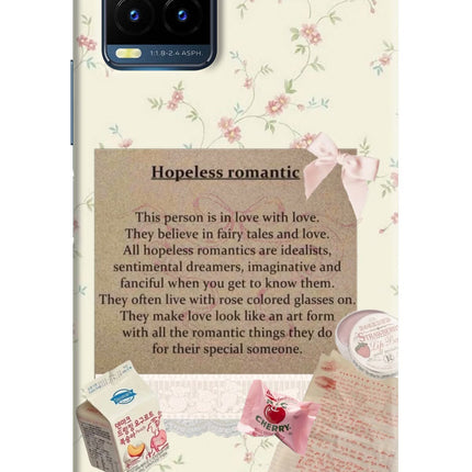 Hopeless Romantic Vivo Y21T Hard Case Back Cover by Casekaro