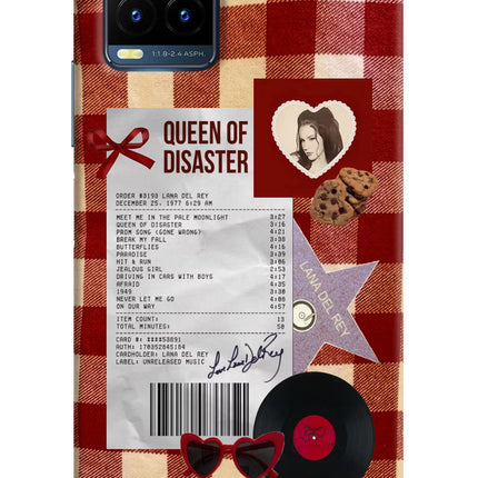Queen of Disaster Vivo Y21T Hard Case Back Cover by Casekaro