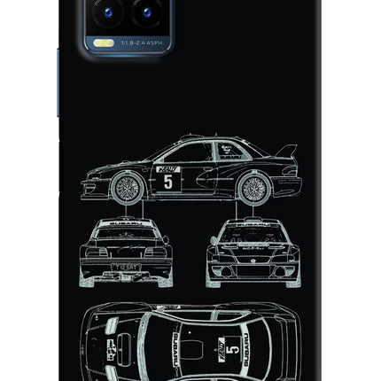 WRC'99 Vivo Y21T Hard Case Back Cover by Casekaro