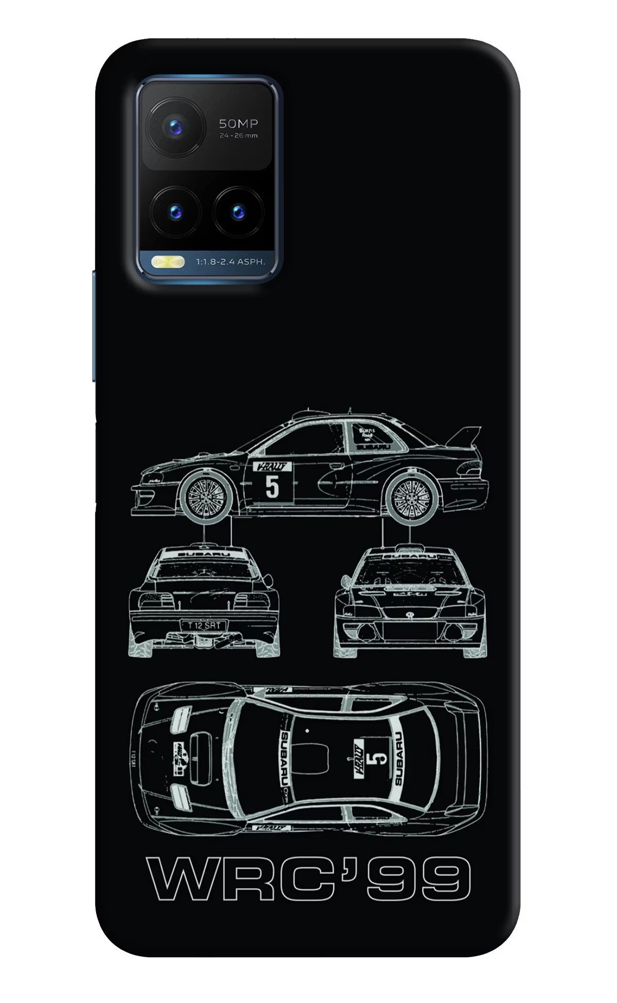 WRC'99 Vivo Y21T Back Cover