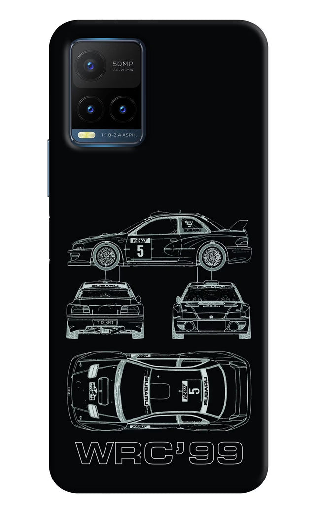 WRC'99 Vivo Y21T Hard Case Back Cover by Casekaro