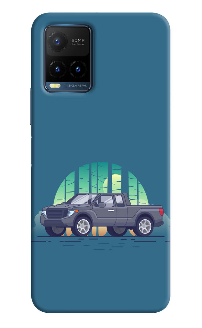 Retro Garage Vibe Vivo Y21T Hard Case Back Cover by Casekaro