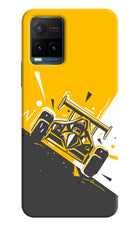 Track King Vivo Y21T Hard Case Back Cover by Casekaro