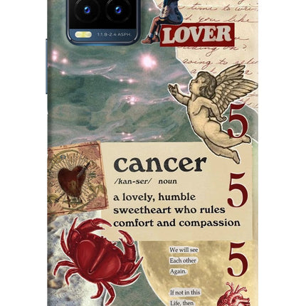 Cancer Zodiac Vivo Y21T Hard Case Back Cover by Casekaro