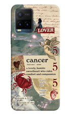 Cancer Zodiac Vivo Y21T Hard Case Back Cover by Casekaro