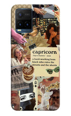 Capricorn Zodiac Vivo Y21T Hard Case Back Cover by Casekaro
