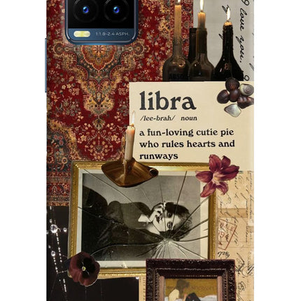 Libra Zodiac Vivo Y21T Hard Case Back Cover by Casekaro
