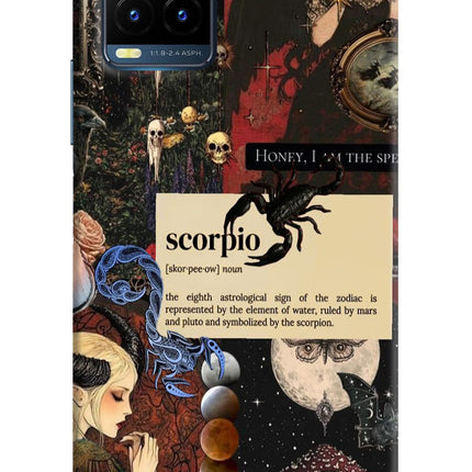 Scorpio Zodiac Vivo Y21T Hard Case Back Cover by Casekaro