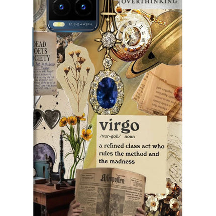 Virgo Zodiac Vivo Y21T Hard Case Back Cover by Casekaro