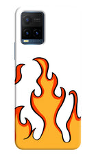 Fired Up – White Vivo Y21T Hard Case Back Cover by Casekaro