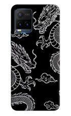 Twin Dragons Vivo Y21T Hard Case Back Cover by Casekaro