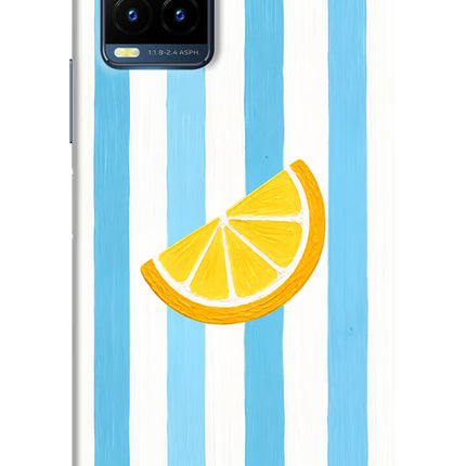 Summer Lemon Vivo Y21T Hard Case Back Cover by Casekaro