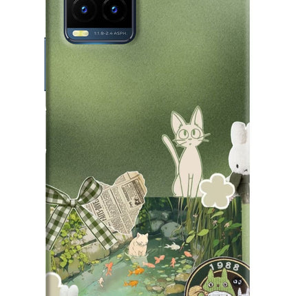 Aesthetic anime Vivo Y21T Hard Case Back Cover by Casekaro