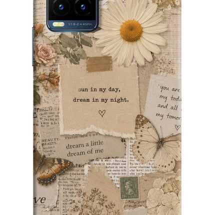 Vintage case Vivo Y21T Hard Case Back Cover by Casekaro