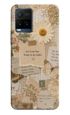 Vintage case Vivo Y21T Hard Case Back Cover by Casekaro
