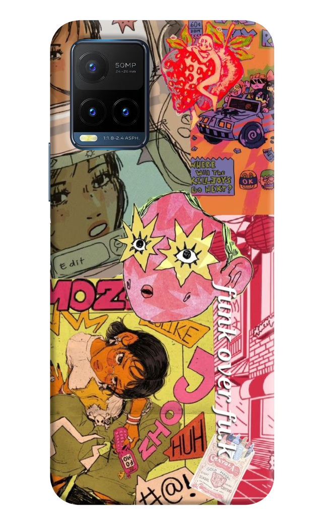 Funkover Vivo Y21T Hard Case Back Cover by Casekaro