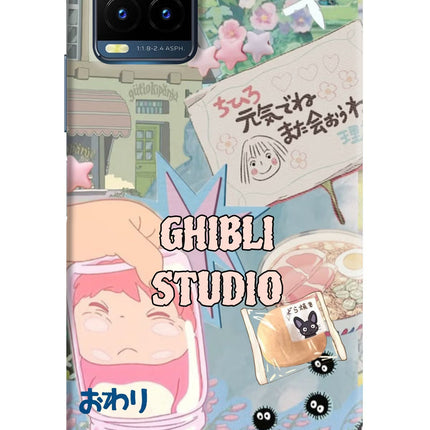 Studio Ghibli Vivo Y21T Hard Case Back Cover by Casekaro