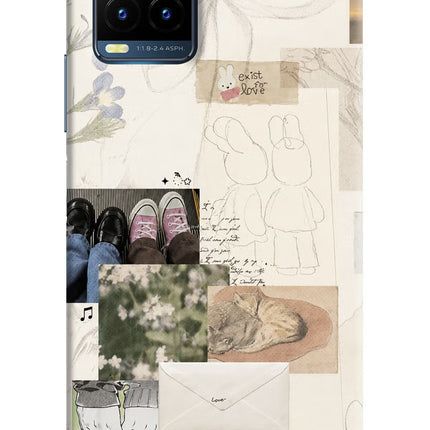 Soft Aesthetic Vivo Y21T Hard Case Back Cover by Casekaro