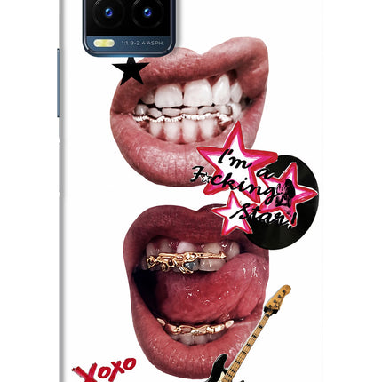 Rockstar Vivo Y21T Hard Case Back Cover by Casekaro