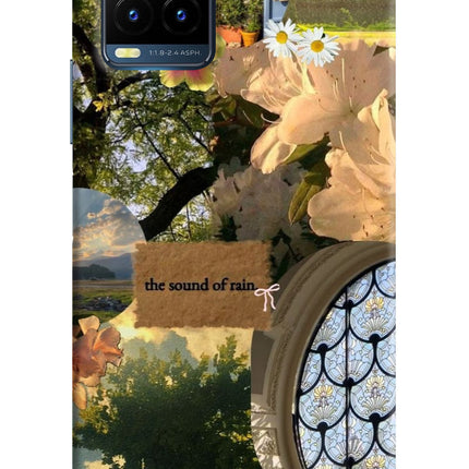 Rain Vivo Y21T Hard Case Back Cover by Casekaro