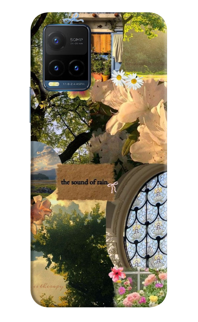 Rain Vivo Y21T Hard Case Back Cover by Casekaro