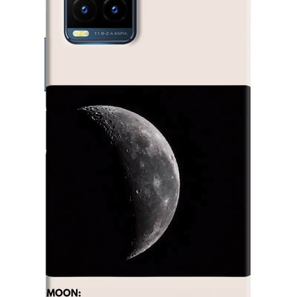Moon Phase Vivo Y21T Hard Case Back Cover by Casekaro