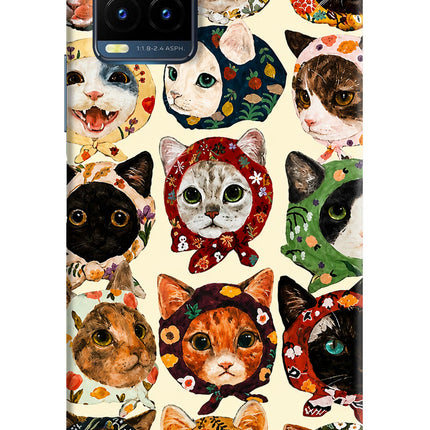 Cool Cat Vivo Y21T Hard Case Back Cover by Casekaro
