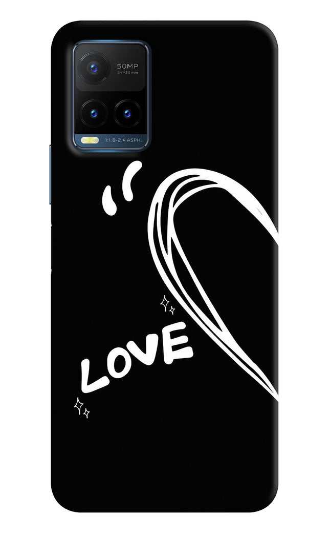 Love Line Vivo Y21T Hard Case Back Cover by Casekaro