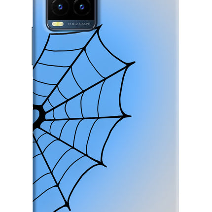 Blue Web Vivo Y21T Hard Case Back Cover by Casekaro