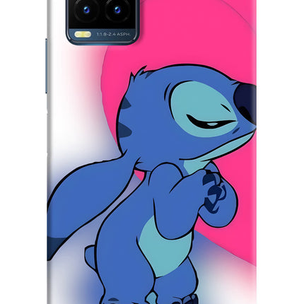Stitch Hug Vivo Y21T Hard Case Back Cover by Casekaro