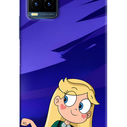 Star Glow Vivo Y21T Hard Case Back Cover by Casekaro