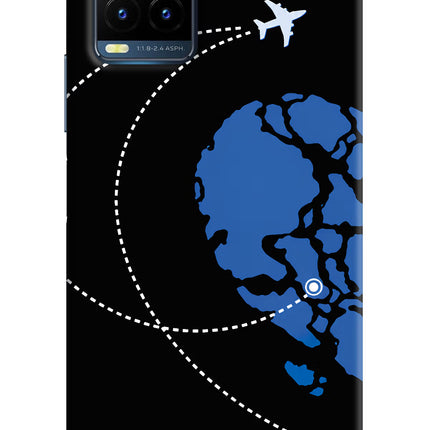Love Orbit Vivo Y21T Hard Case Back Cover by Casekaro