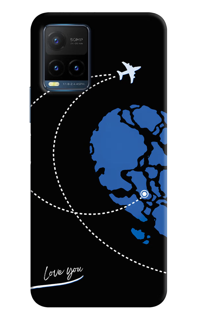 Love Orbit Vivo Y21T Hard Case Back Cover by Casekaro