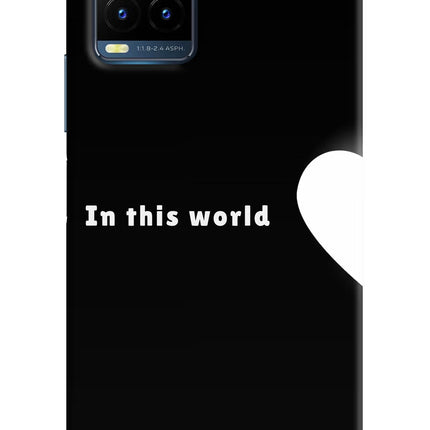 This World Vivo Y21T Hard Case Back Cover by Casekaro