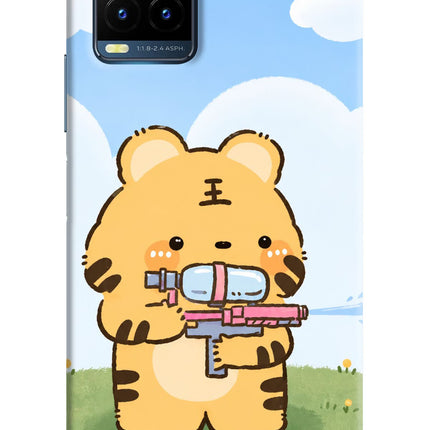 Tiger Treat Vivo Y21T Hard Case Back Cover by Casekaro