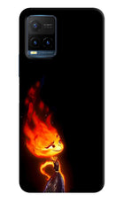 Ember Flame Vivo Y21T Hard Case Back Cover by Casekaro