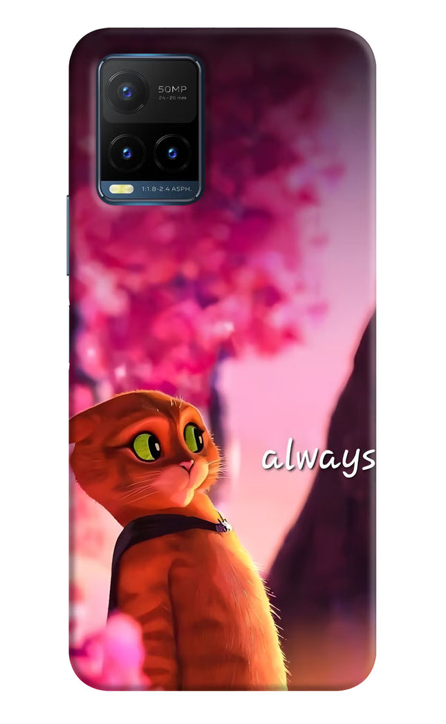 Always Cat Vivo Y21T Hard Case Back Cover by Casekaro
