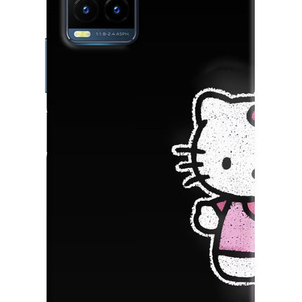 Kitty Charm Vivo Y21T Hard Case Back Cover by Casekaro