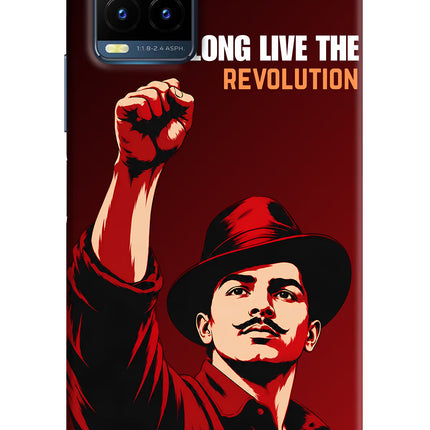 Bhagat Singh Revolution Vivo Y21T Back Cover
