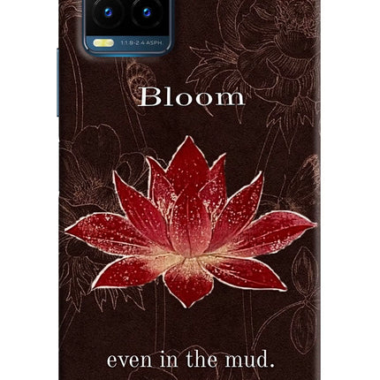Bloom Vivo Y21T Hard Case Back Cover by Casekaro